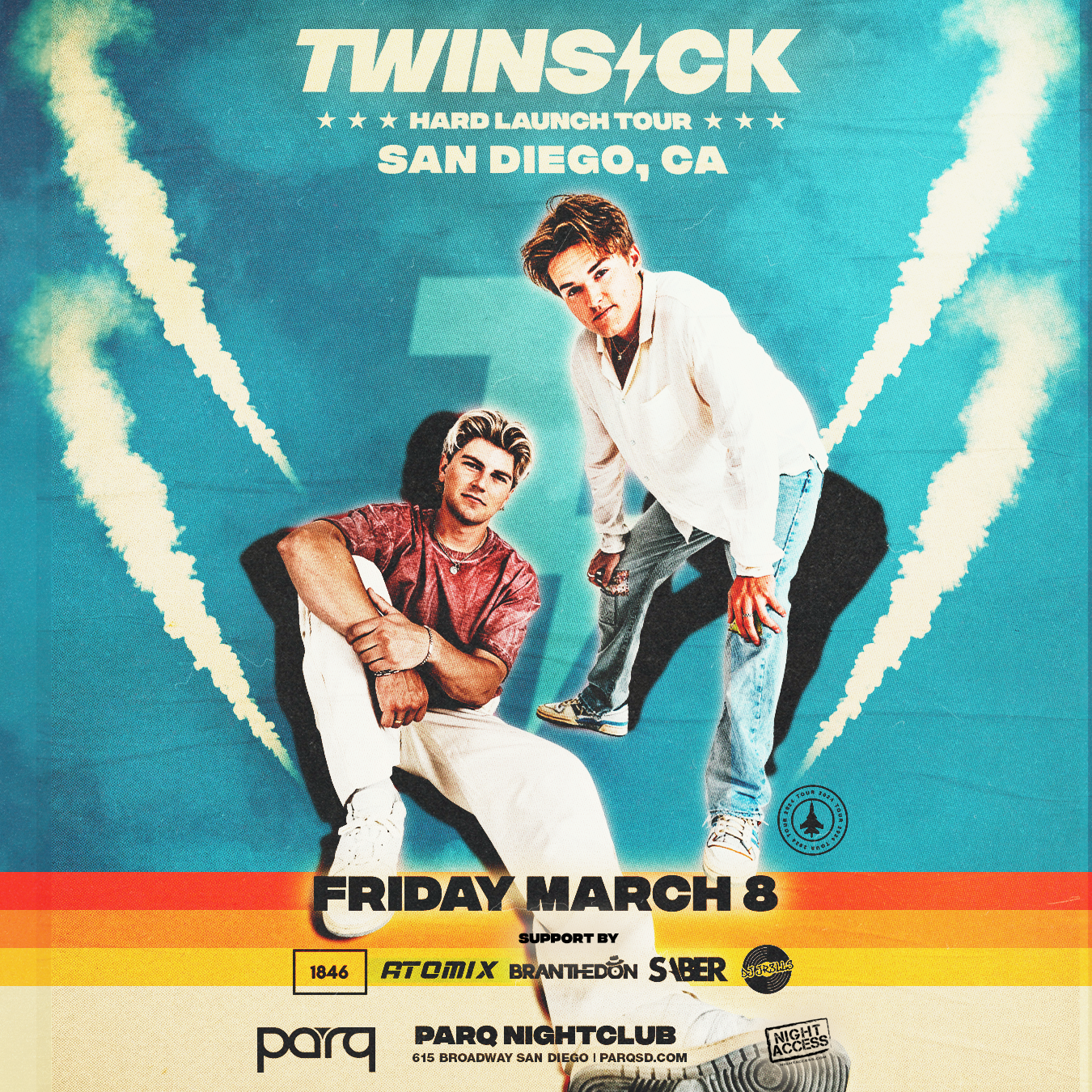 Night Access Presents Twinsick @ Parq • Friday, March 8th