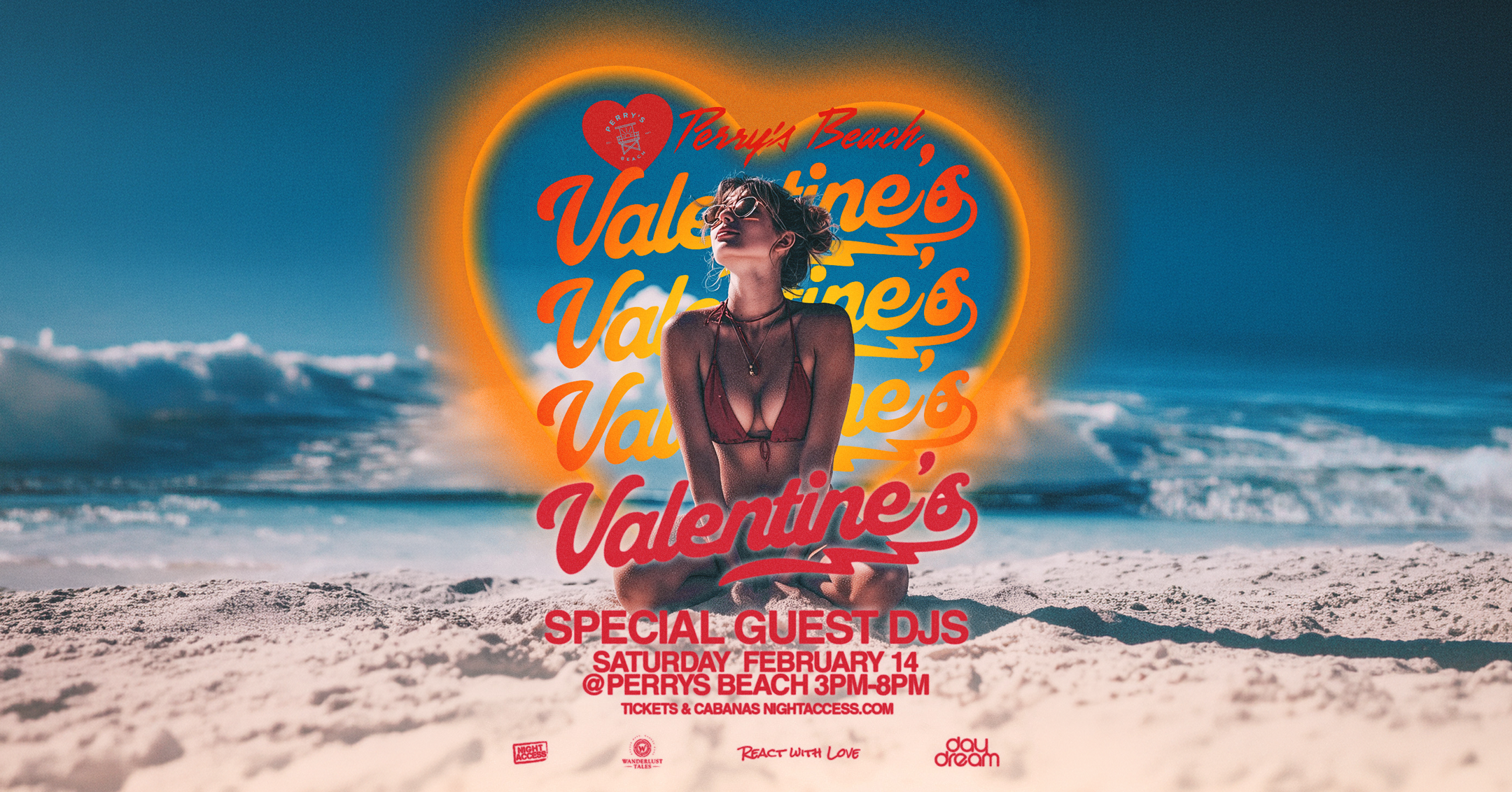 VALENTINE’S @ Perry’s Beach Club | SATURDAY 2/14
